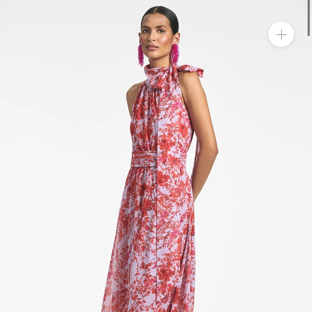 Sachin & Babi Aramanths Spray gown, size 6. Perfect for summer events. Sold out.